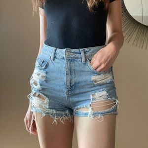 perfect denim cutoffs